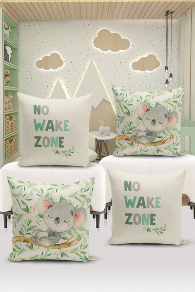 Filamente Set de huse de pernă 4 bucăți pentru cameră pentru copii imprimat digital