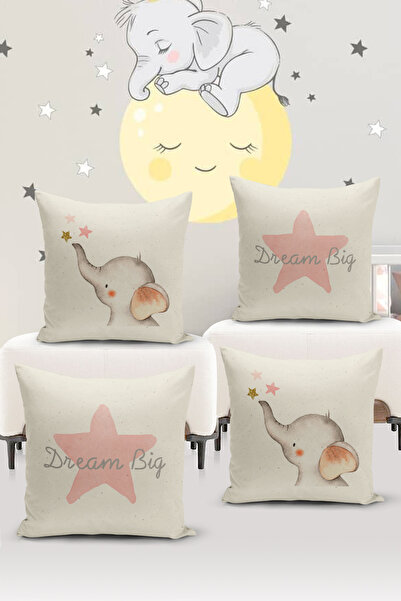 Filamente Set de huse de pernă 4 bucăți pentru cameră pentru copii imprimat digital