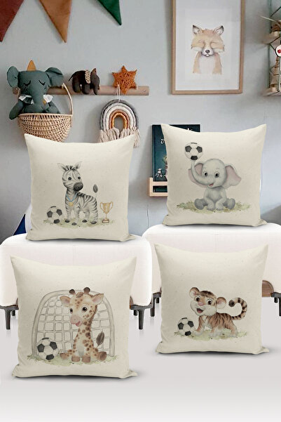 Filamente Set de huse de pernă 4 bucăți pentru cameră pentru copii imprimat d...