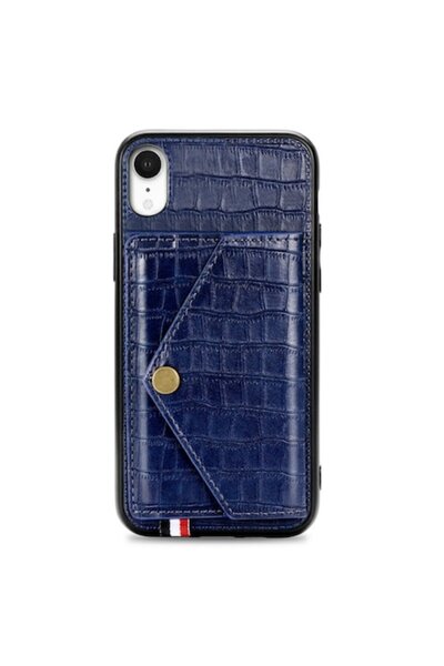 OEM Husă de protecție din piele cu buzunar pentru carduri pentru iPhone XS - ...