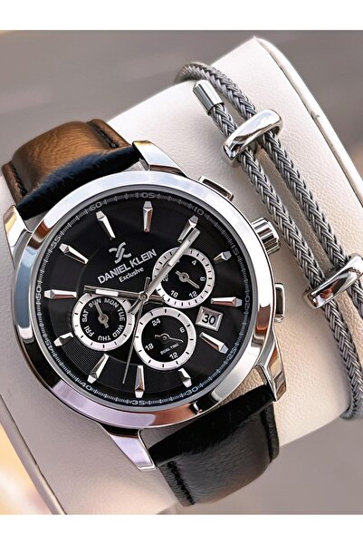 Daniel Klein Deri Kordon İç Kadran Fonksiyonları Aktif 3 Atm Suya Dayanıklı E...