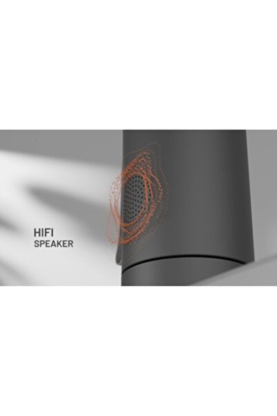 porodo Full HD Portable Smart Projector - 1080p, 250 ANSI, 5000mAh, Gray