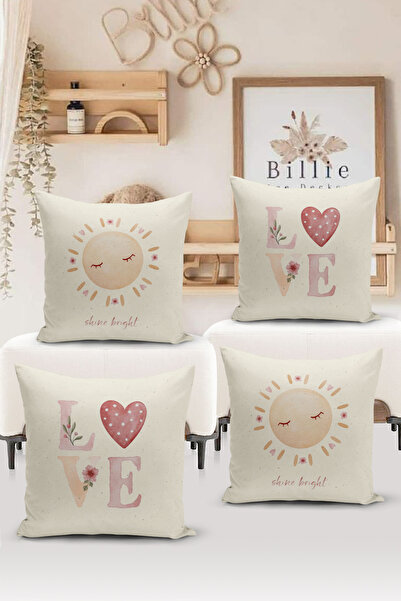 Filamente Set de huse de pernă 4 bucăți pentru cameră pentru copii imprimat digital