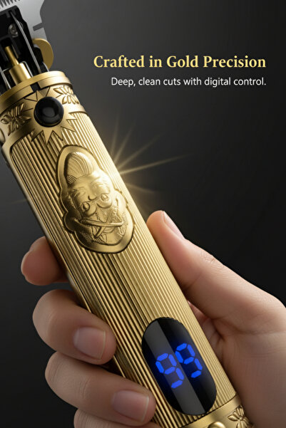 Kemei Beard & Hair Trimmer – Rechargeable Grooming Tool for Men with Precision Blades