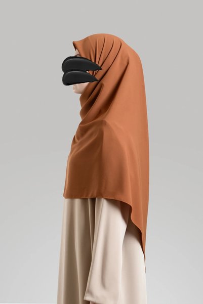 Lemaye Medina Silk Scarf - Cinnamon