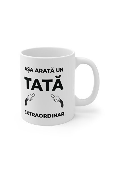 stickerino Ceramic Mug “This is what an extraordinary father looks like”, 380 ml, White