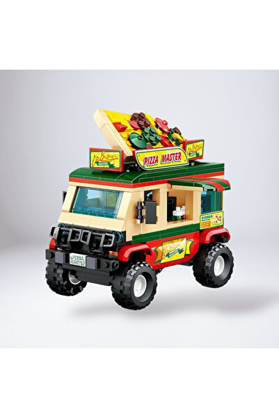 Universul Jucăriilor Restaurant Car - Pizza Master construction set, 362 pieces