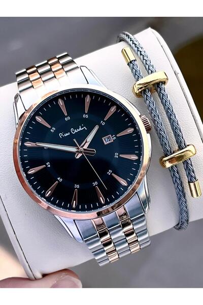 Pierre Cardin Men's Wristwatch K.800211F104 with 2-Year Warranty for Groom and Engagement, 3 Atm Water Resistant