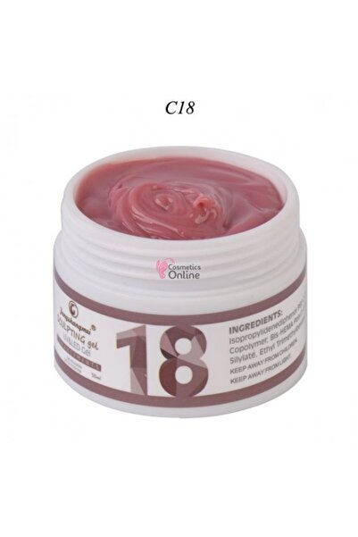 FSM Gel UV / LED Sculpting Gel de constructie, 15ml - 18 Naples Pink