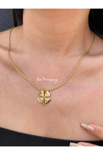 You Accessory YONCA MODEL ÇELİK KADIN KOLYE