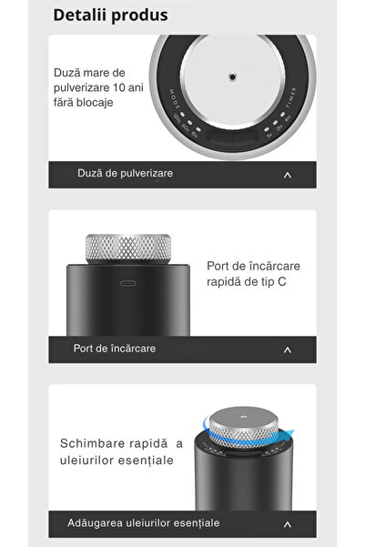 StfTauc SA40 Professional Aroma Diffuser, Portable Car/Home, 2000mAh, USB