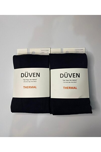 DÜVEN Pachet de 2 chiloți termici pentru femei, negri, din lână subțire, pentru interior - Confort termic