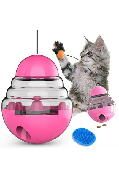 StfTauc Jucărie interactivă cu distribuire de recompense pentru pisici și câini de talie mică - Eliberare lentă -