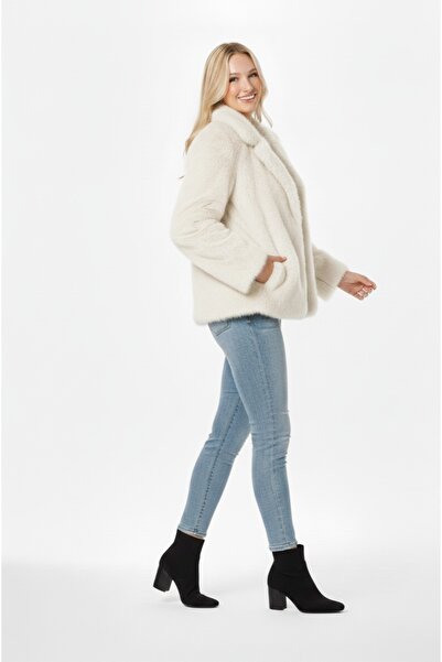 modaselda peluş kürk ceket