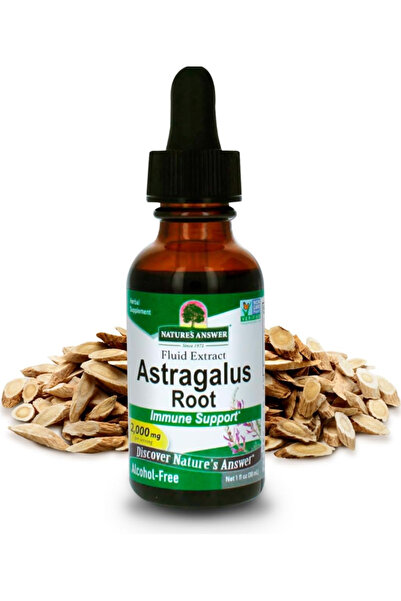 Natures Answer Astragalus Root Promotes Overall Health & Wellbeing Super Concentrated 2000mg Alcohol-Free 30 ml