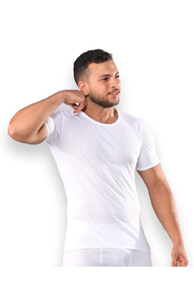 MA White Half Sleeve Flannel For Men