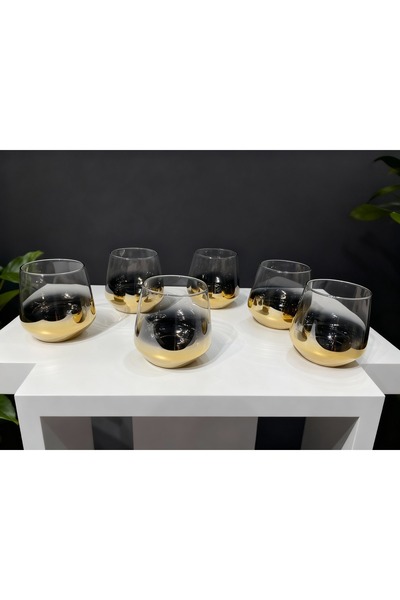 ÇNR Home Collection كوب قصير من التيتانيوم الذهبي من LAV