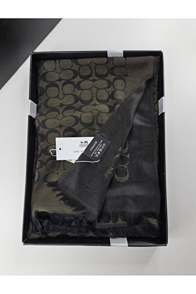 Shiva Scarfs C Pattern Wool Silk Shawl 4 Seasons Double-Sided Thin Fabric Sil...