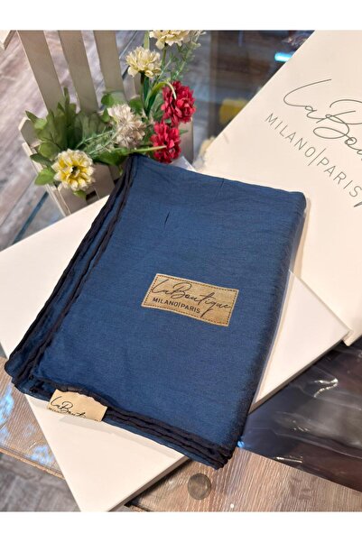 La Boutique Eşarp La Boutique Güz Yaz Serinliği Düz Bitkisel Şal