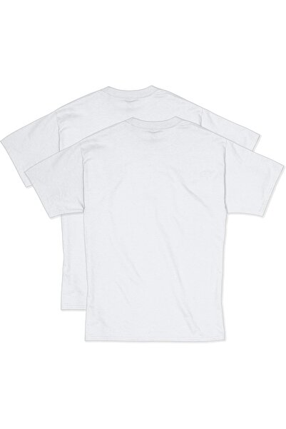 ENYT Men’s 2-Pack Cotton T-Shirt – White | Lightweight & Breathable Fabric