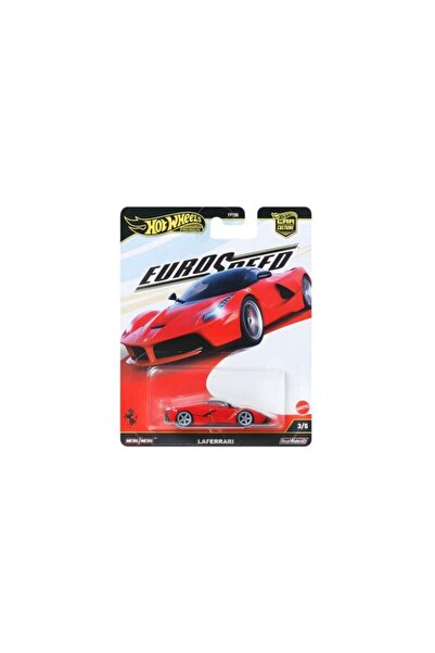 HOT WHEELS Macheta auto Laferrari Rosu Euro Speed 1:64 HotWheels