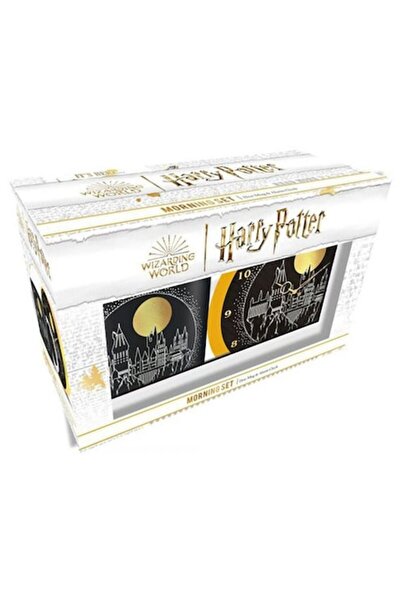 Pyramid Set de dimineață pentru copii Golden Moon (cană și ceas deșteptător Harry Potter)