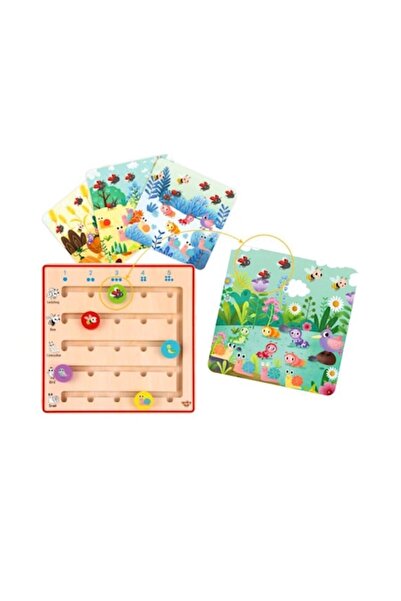 Tooky Toy Wooden Educational Game Forest Motif Multicolor +3 years