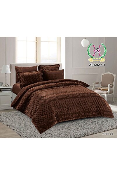 Moon ART Bridal Palace 6-piece double-sided faux fur bedspread for a warm and...