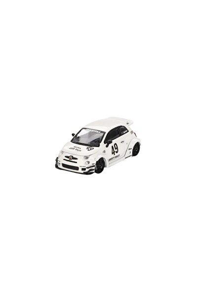 mini gt Macheta auto Fiat 595 Abarth LB-Works x Abas Works Gara White 2024 1:...