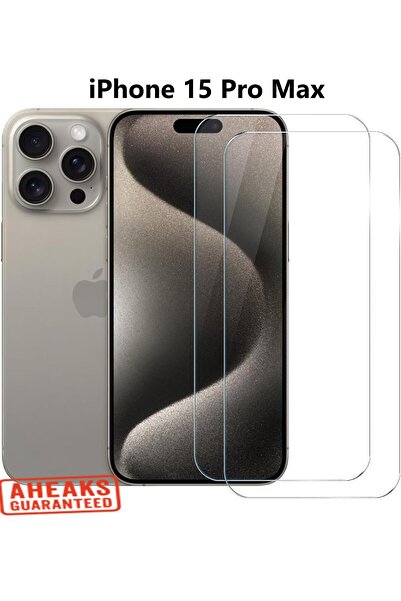 aheaks واقي شاشة نانو زجاجي فائق النحافة لهاتف آيفون - لاصق بالكامل وشفاف مع ...