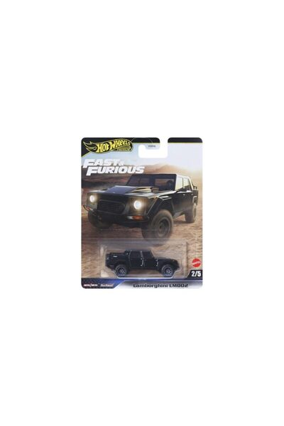 HOT WHEELS Macheta auto Lamborghini LM002 Negru Fast & Furios 1:64 Hotwheels