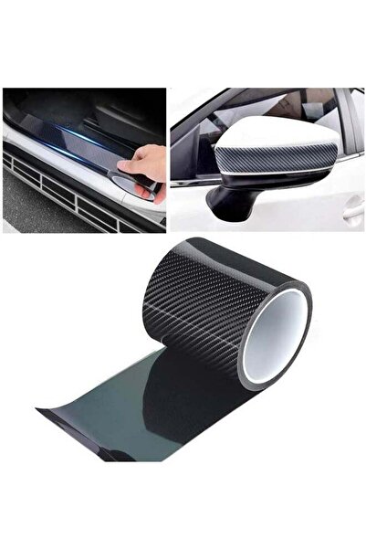 AGC لفافة واحدة من فيلم ألياف الكربون - واقيات حواف أبواب السيارة وحامي عتبات...