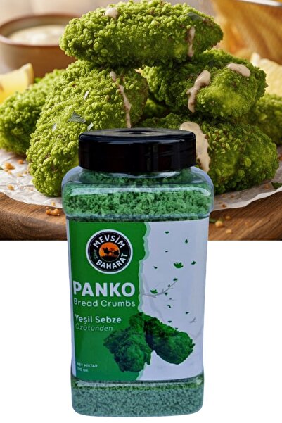 Dört Mevsim Baharat Yeşil Sebze Panko Japon Ekmek Kırıntısı - Panko Bread Cru...