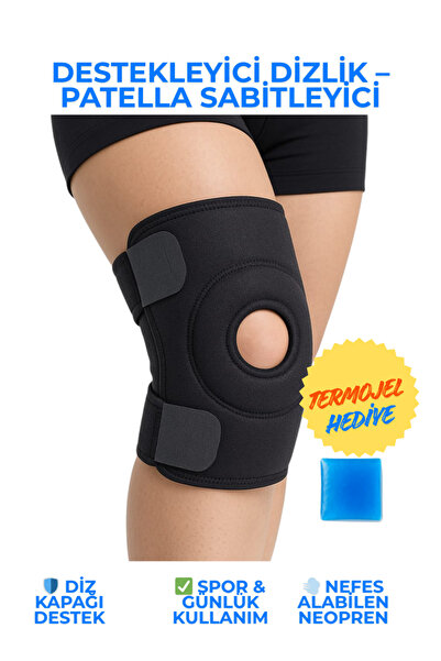 Teknoşık Medikal Patella Destekli Spor Diz Korsesi – Çapraz Bağ, Menisküs ve ...