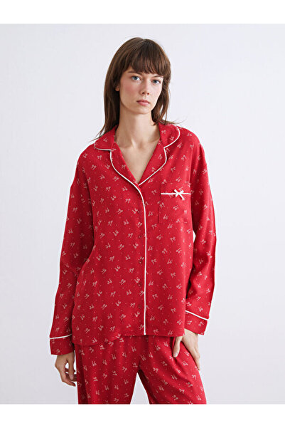 LC Waikiki Shirt Collar Women's Pajama Set