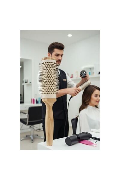 Skygo Profesyonel Kuaför 62 mm Ceramic Ionic Nano Fön Fırçası – 27 cm Uzunluk...