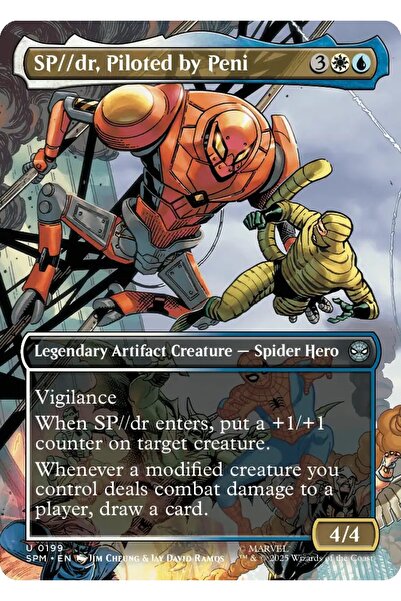 Magic The Gathering بطاقة لعبة SP//dr، التي يتم التحكم بها بواسطة بني فويل U-...
