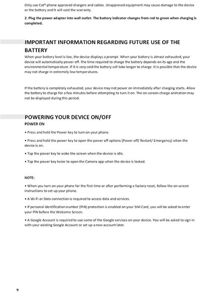 Generic CAT S22 Flip 4G LTE Android Mobile 16GB Single SIM Unlocked - Black