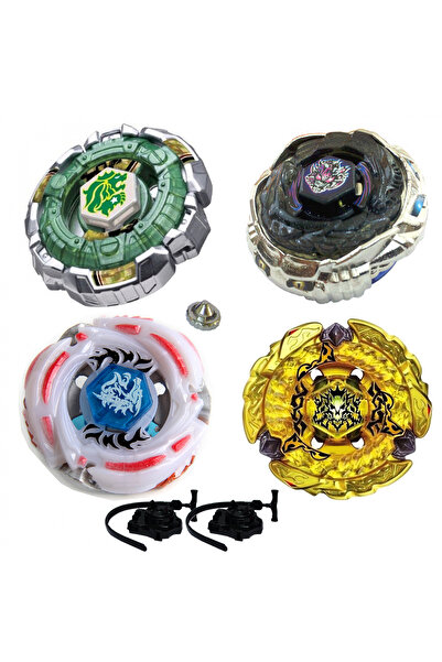 OEM Pachet titirezi 4D MIX1 4 buc + 2 lansatoare + 1 varf metalic: BB106 Fang Leone, BB88 Meteo L-Drago,