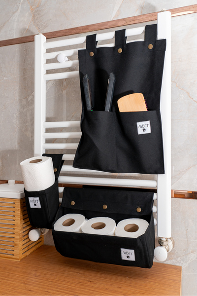 MÖFT 3-Piece Multi-Purpose Organizer Baby Stroller Organizer for Layout in Bathrooms, Kitchens and Rooms