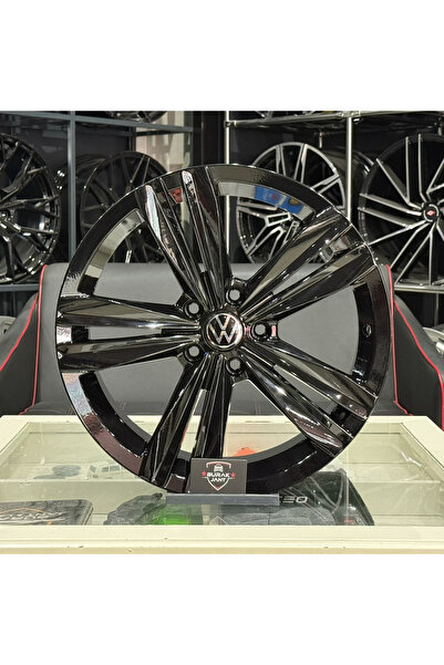 AGT 18 İNÇ 5X112 VW GOLF JETTA T-ROC TİGUAN UYUMLU PİANO BLACK SEBRİNG JANT MODELİ (4ADET)