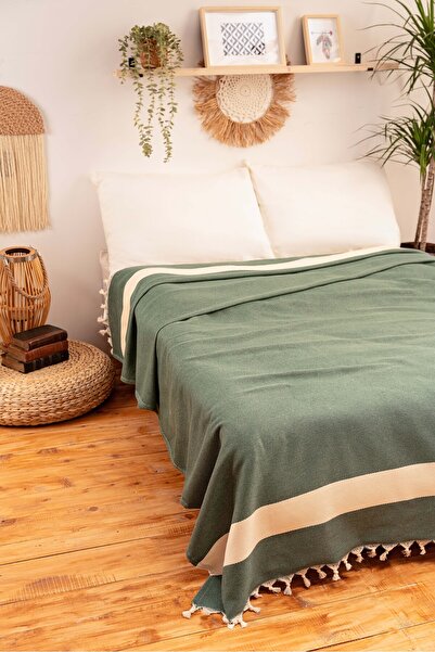 DNRYSL 100% Cotton Single Tassel Pique, Bedspread 130X180 cm