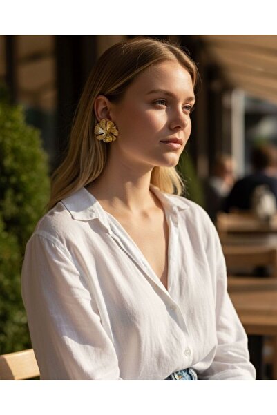 Jevellery Clover Detailed Steel Earrings