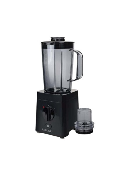 rebune خلاط كهربائي ومطحنة توابل 650 واط - 2 لتر - 3 سرعات - أسود - RE-2-157