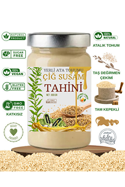 NATUREL ÇİĞ SUSAM TAHİNİ 800 GR