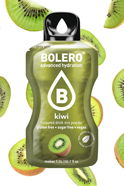 Bolero Advanced Hydration Drink Kiwi Flavored Hydrating and Sweetening Drinks (12 Sticks)