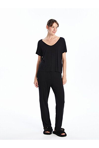 LC Waikiki V-Neck Women's Pajama Set