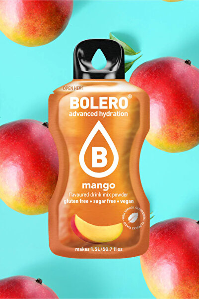 Bolero Advanced Hydration Drink Mango Flavored Hydrating and Sweetening Drinks (12 Sticks)