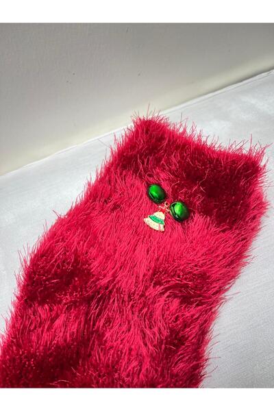 ZRN AKSESUAR Socks with a New Year's Mini-Pine Tree Theme Will Both Warm Your Feet and Be a Stylish New Year's Gift.