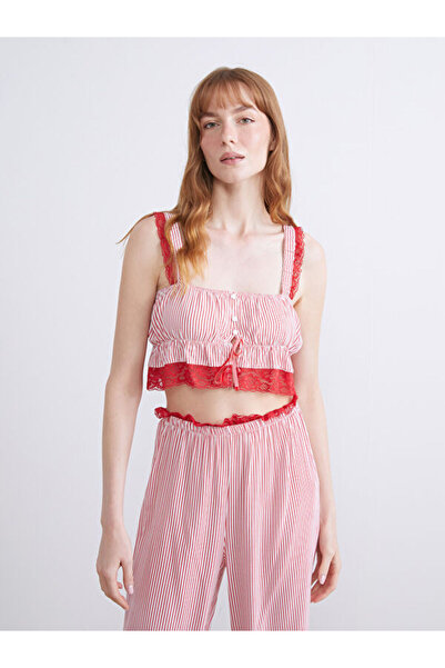 LC Waikiki Lace Detailed Women's Pajama Set